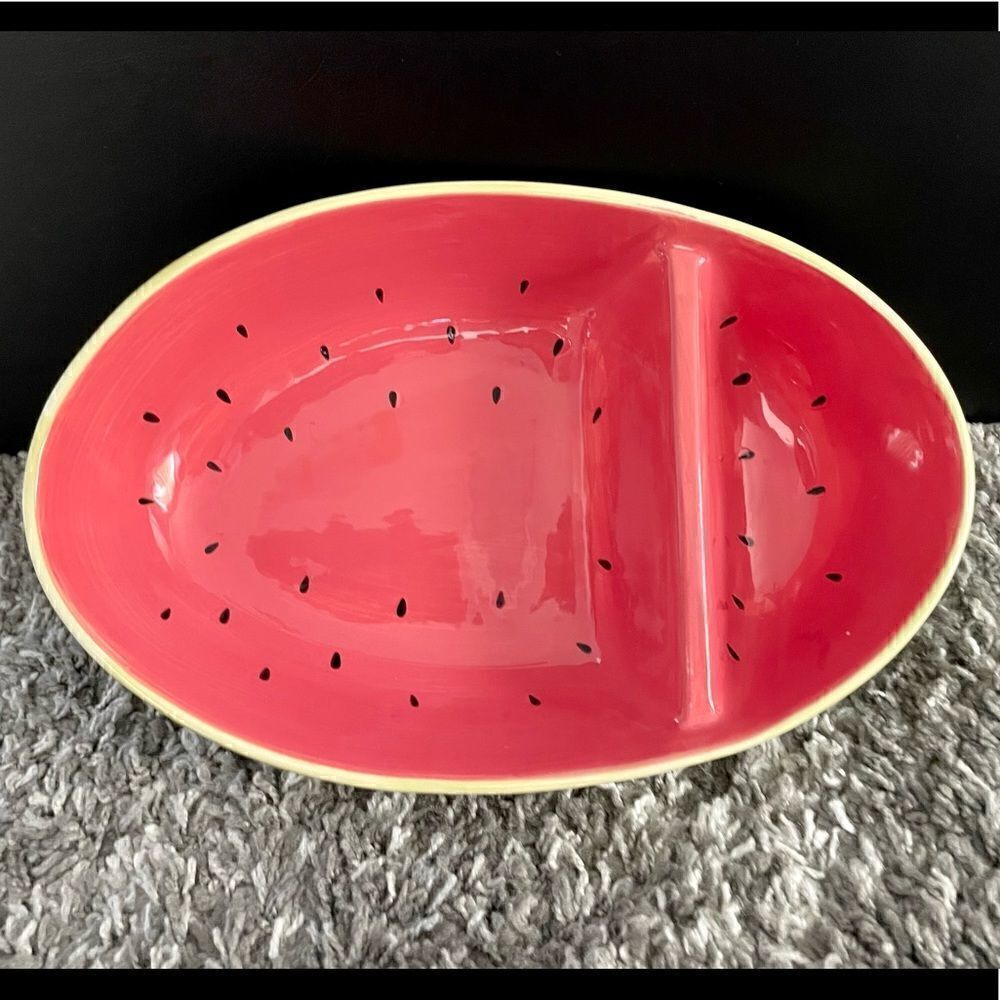 NWT Martha Stewart Watermelon Chip & Dip Tray